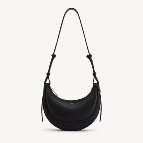 JW PEI Crescent Moon Shoulder Crossbody Bag PU Leather Asymmetric Excellent Cond - Picture 1 of 9